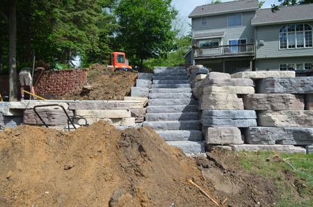 Outdoor Solutions Retaining Walls, Landscape Supply Oxford Michigan